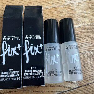2 x MAC Prep+prime Fix+ - 0.44 Oz./13 ml each TRAVEL SIZE